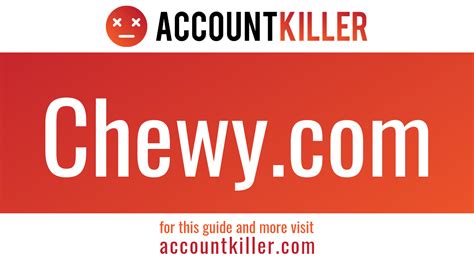 Your Account. . How to log out of chewy account
